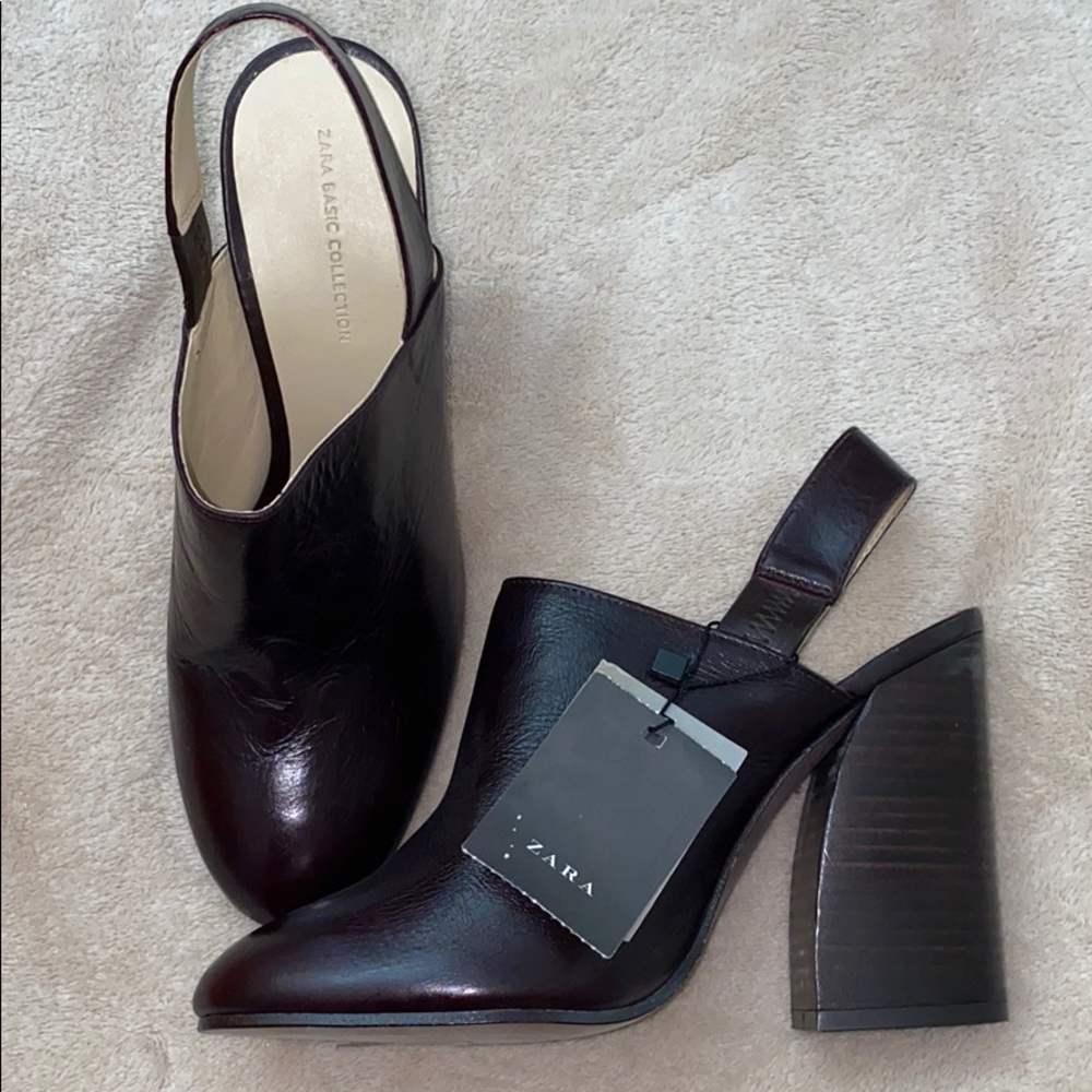 Zara chunk heel